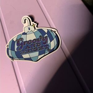 Dutch Bros Blue and Purple Groovy Sticker